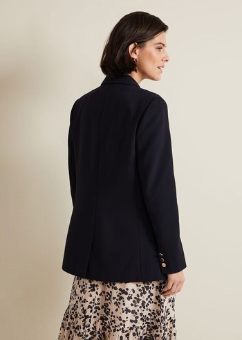 Phase Eight Elandra Tux Jackets Navy Canada | PVEQSX-407